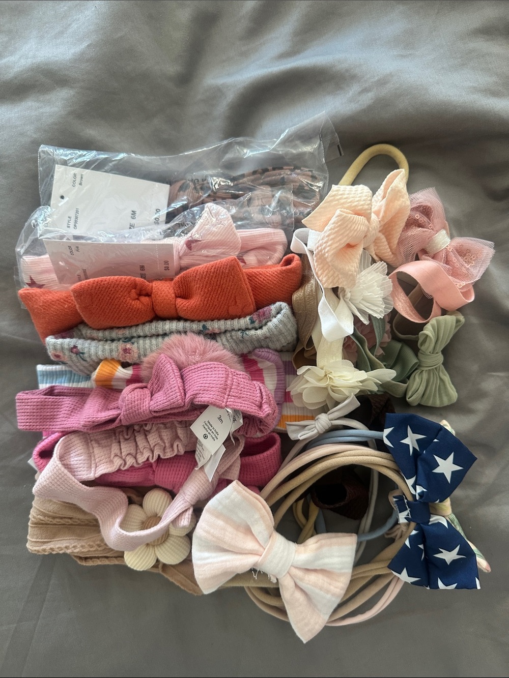 Baby Girl Bows Lot of 25 0-12 months